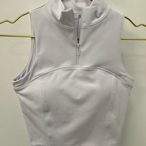 Gold Hinge quarter zip tank XS